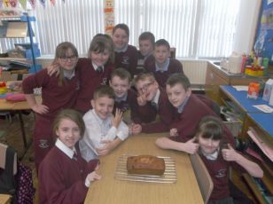 P.6 make Fairtrade Banana Bread